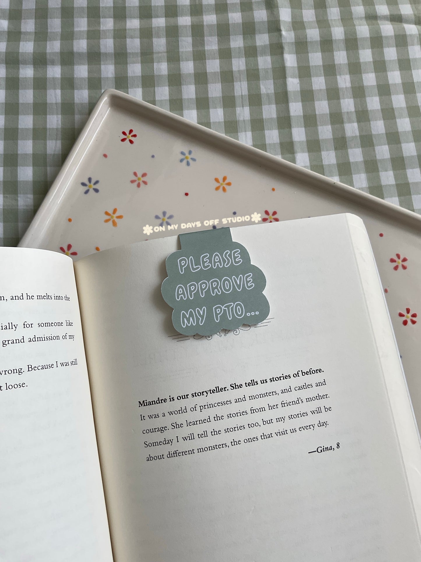 Please Approve My PTO Magnetic Bookmark