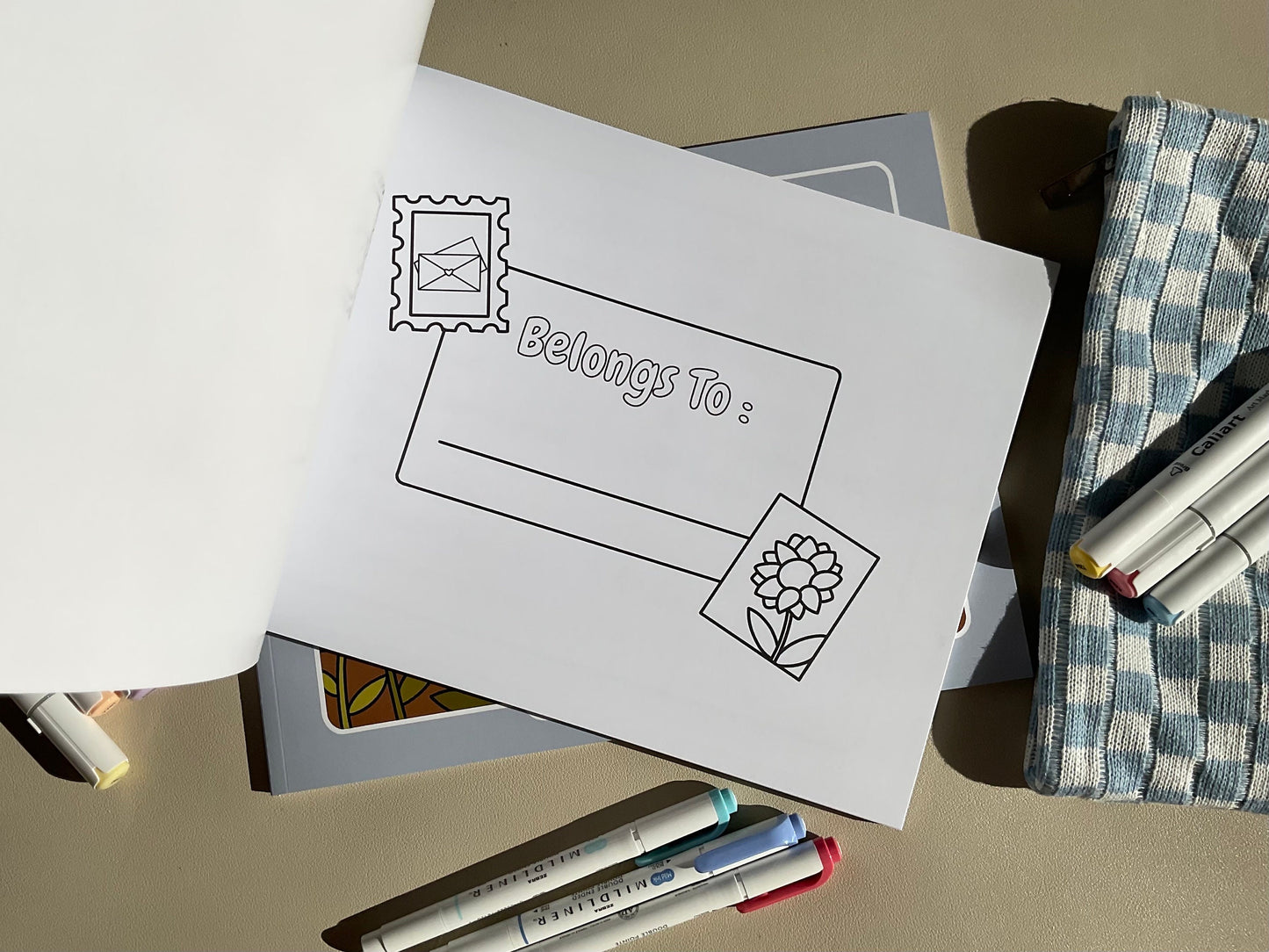 This adorable coloring book comes with 20 illustrated pages on high quality paper, which makes a perfect canvas for your coloring session.