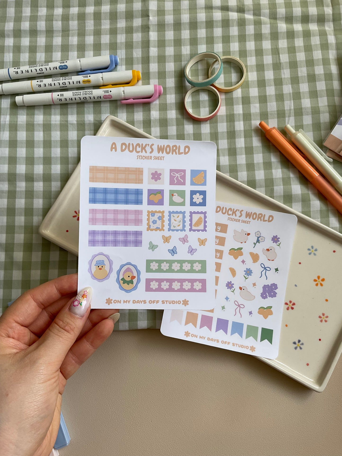 Lemon & Ducks Journal Sticker Set