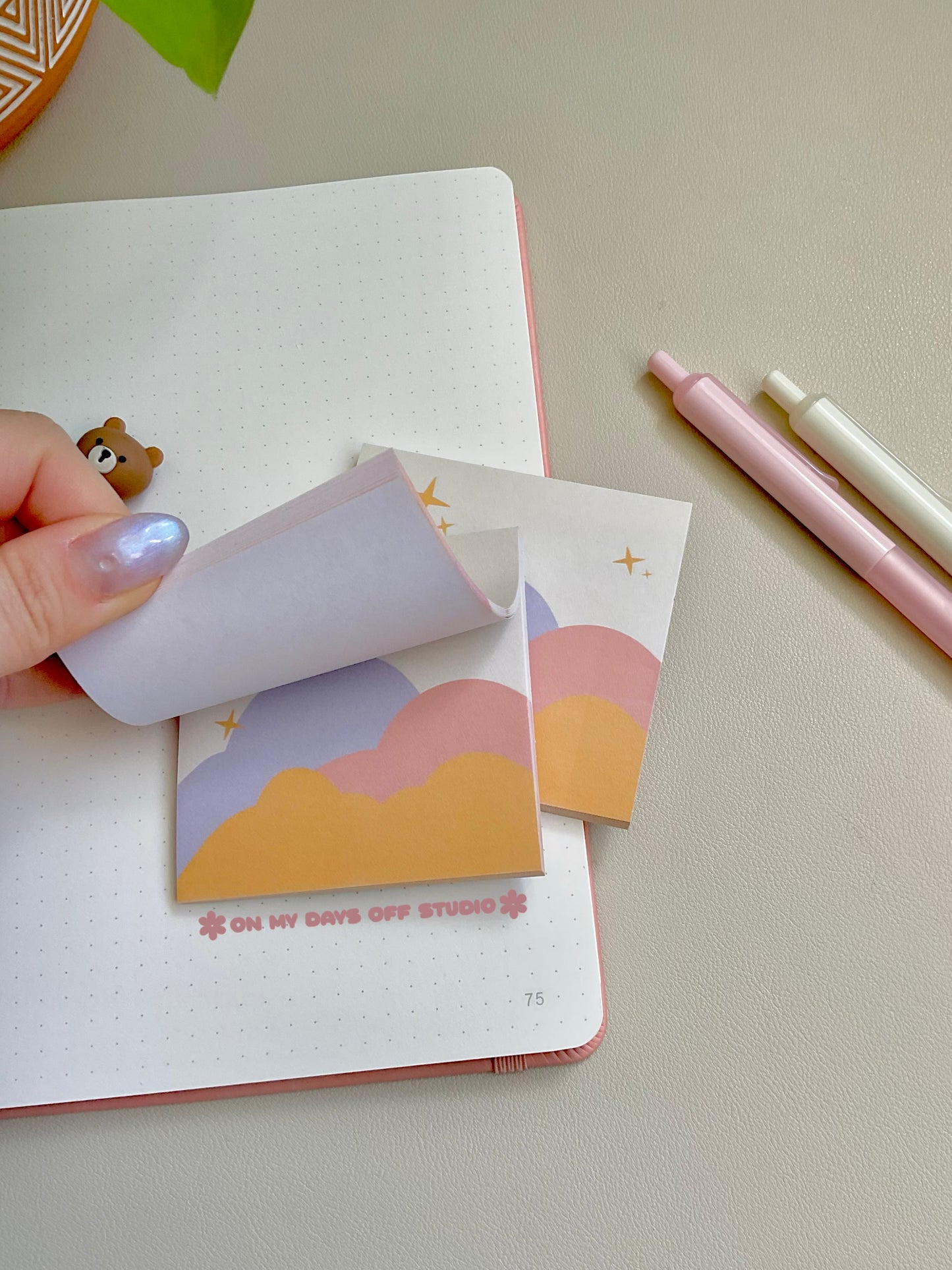Sunset Clouds Sticky Notes