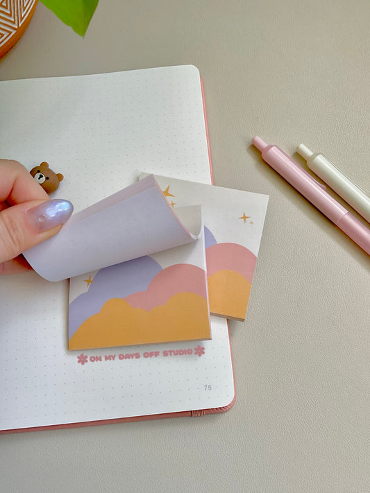 Sunset Clouds Sticky Notes