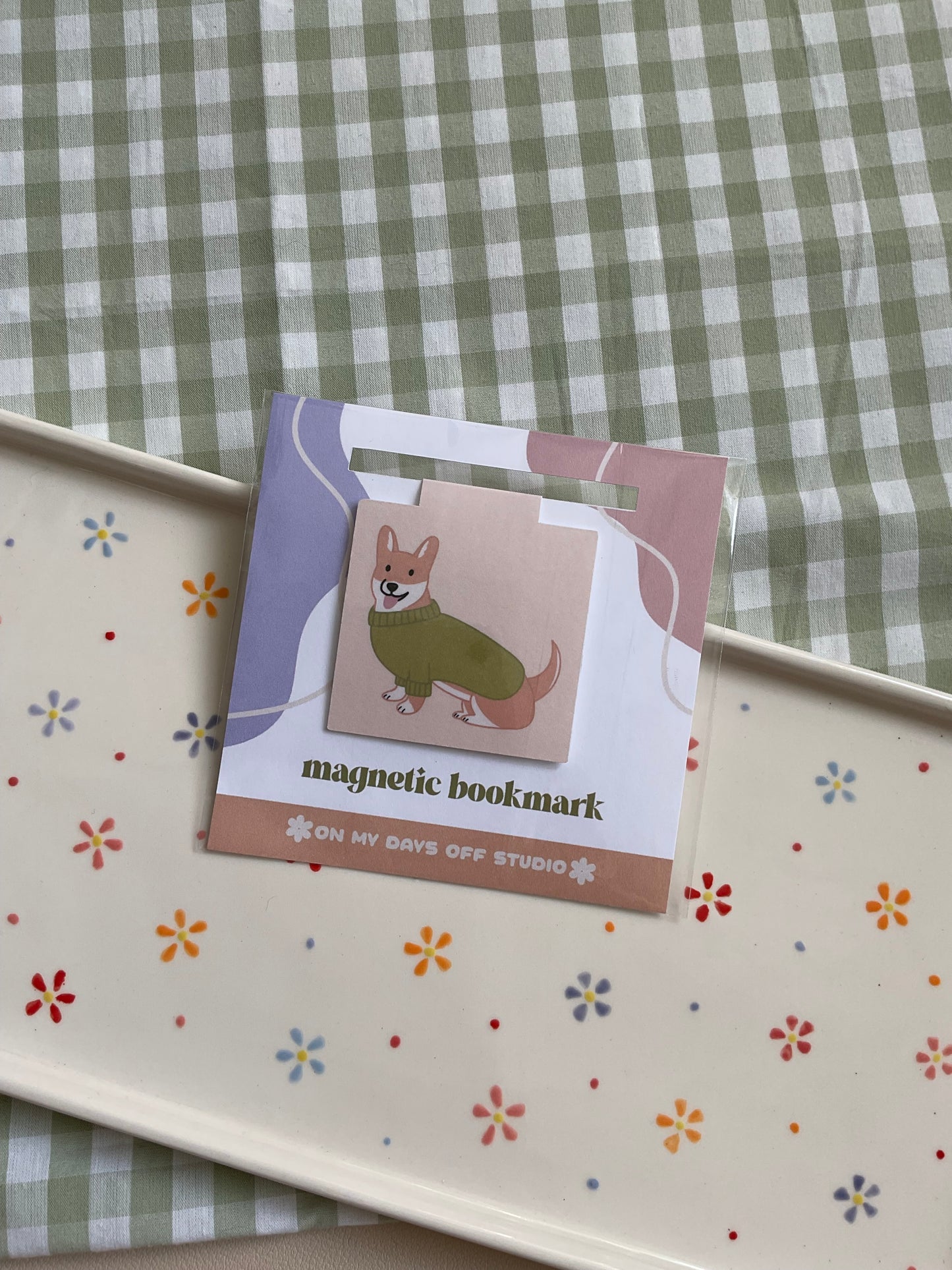 Corgi In A Sweater Bookmark