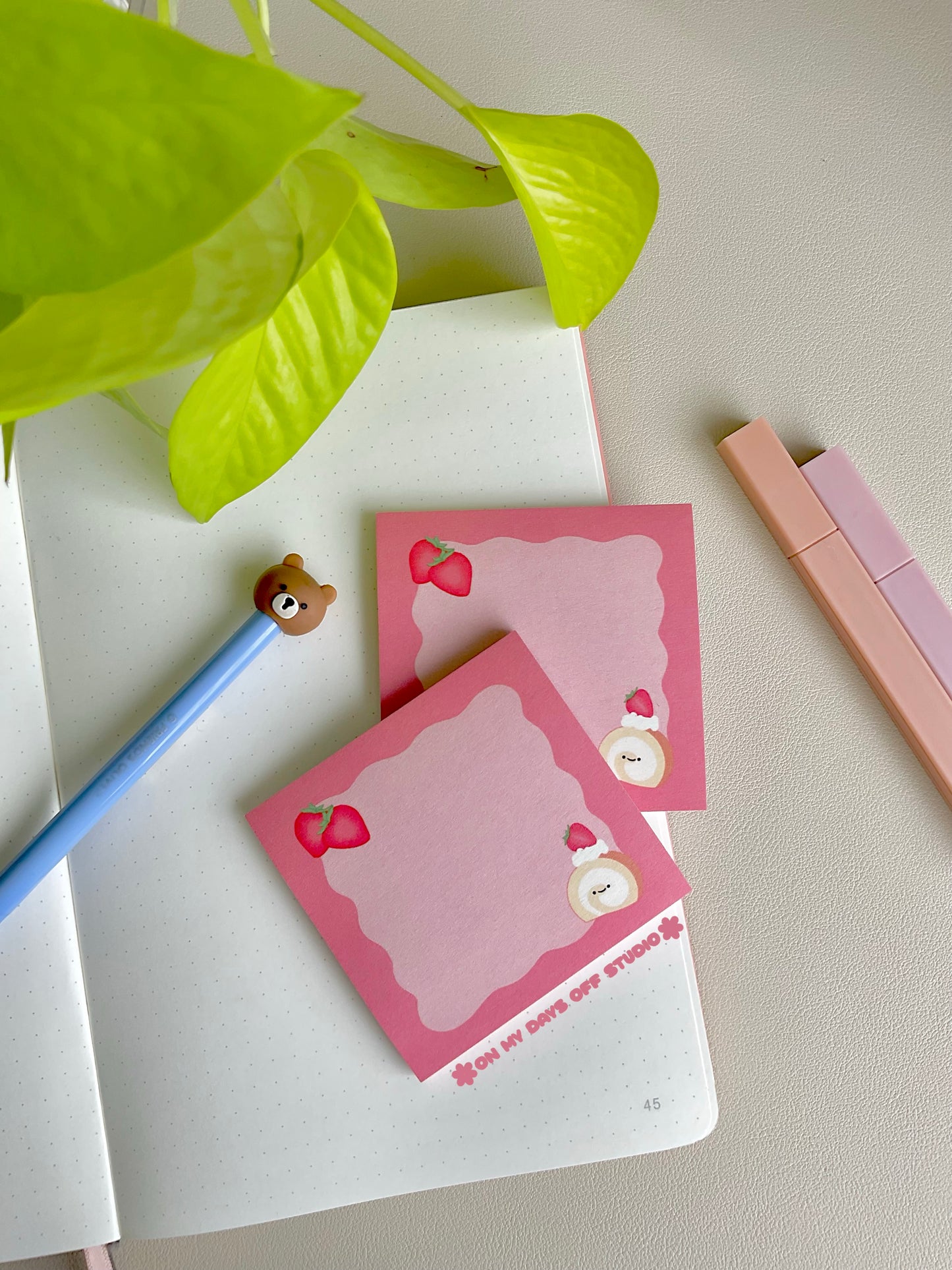 Kawaii Japanese Dessert Sticky Notes