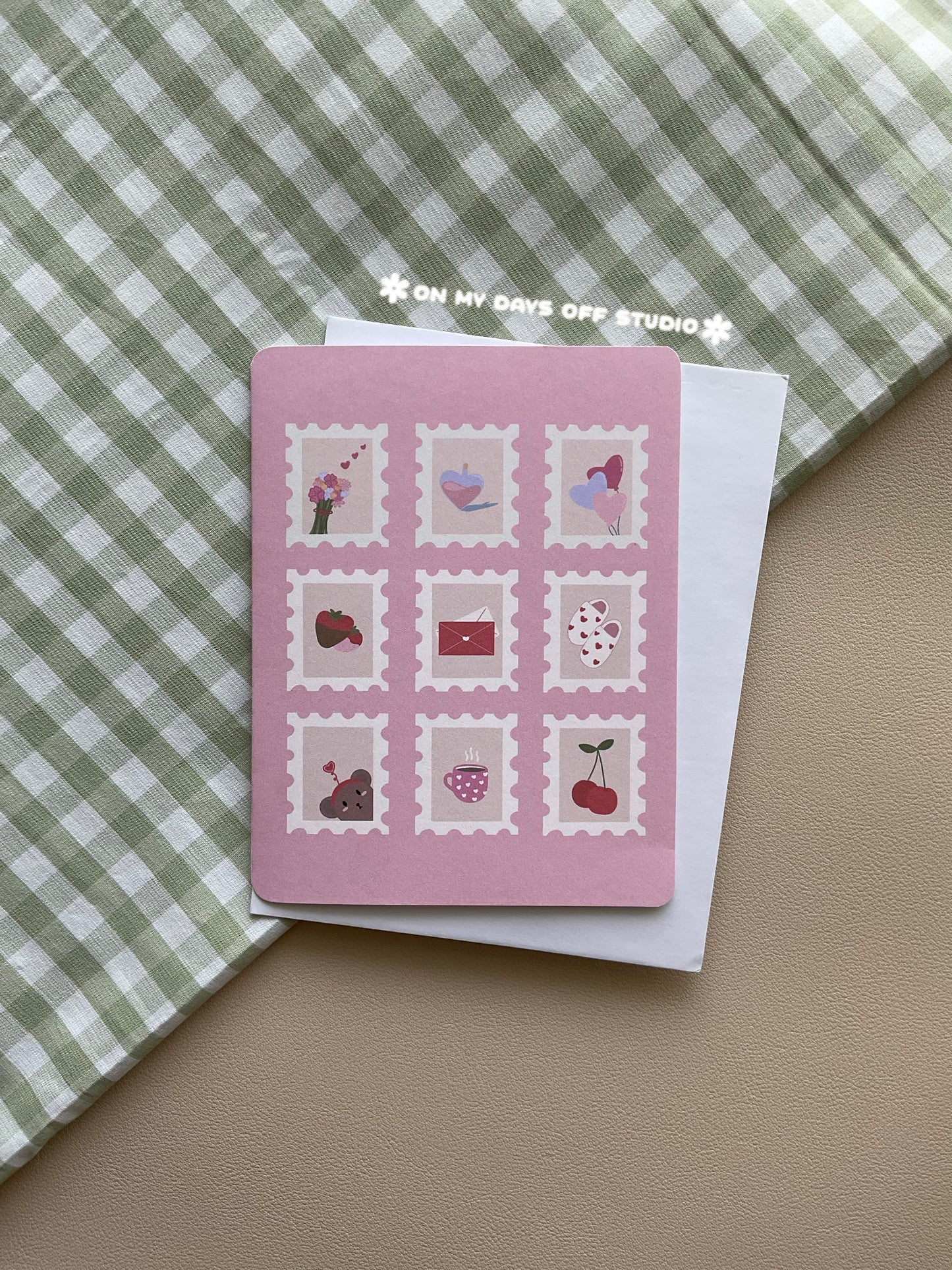 Love Stamps Greeting Card