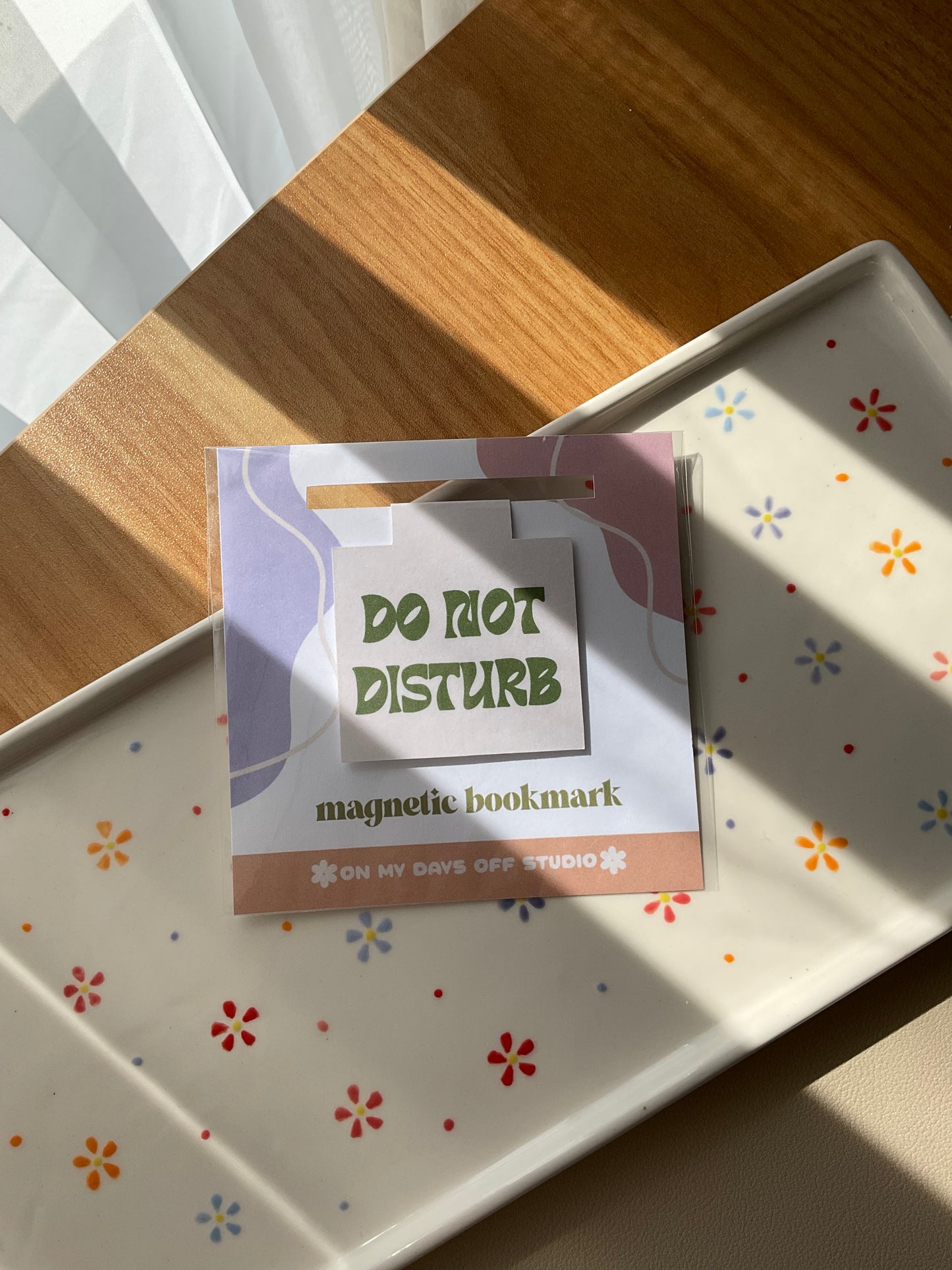Do Not Disturb Magnetic Bookmark