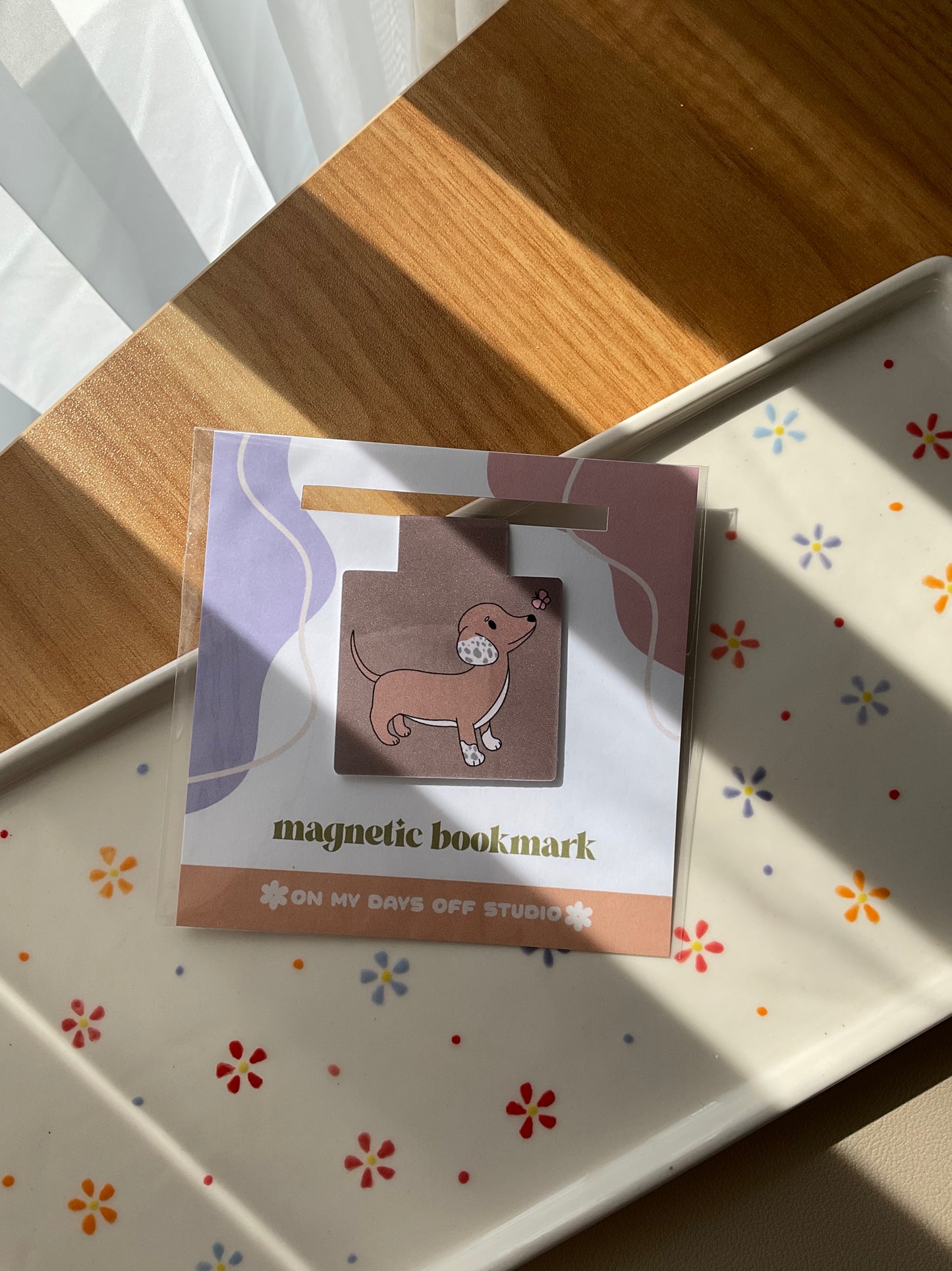 Dachshund Magnetic Bookmark