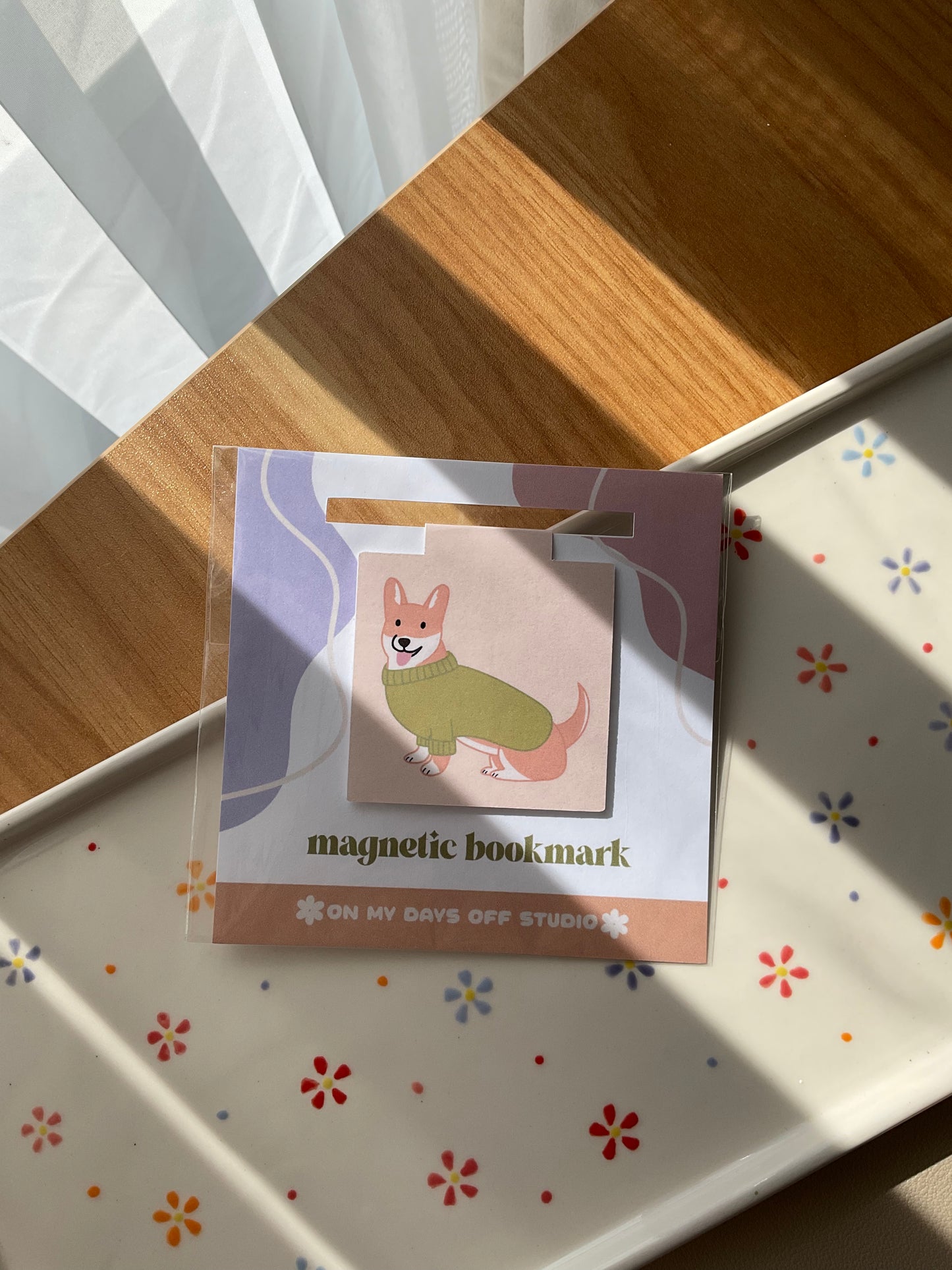 Corgi In A Sweater Bookmark