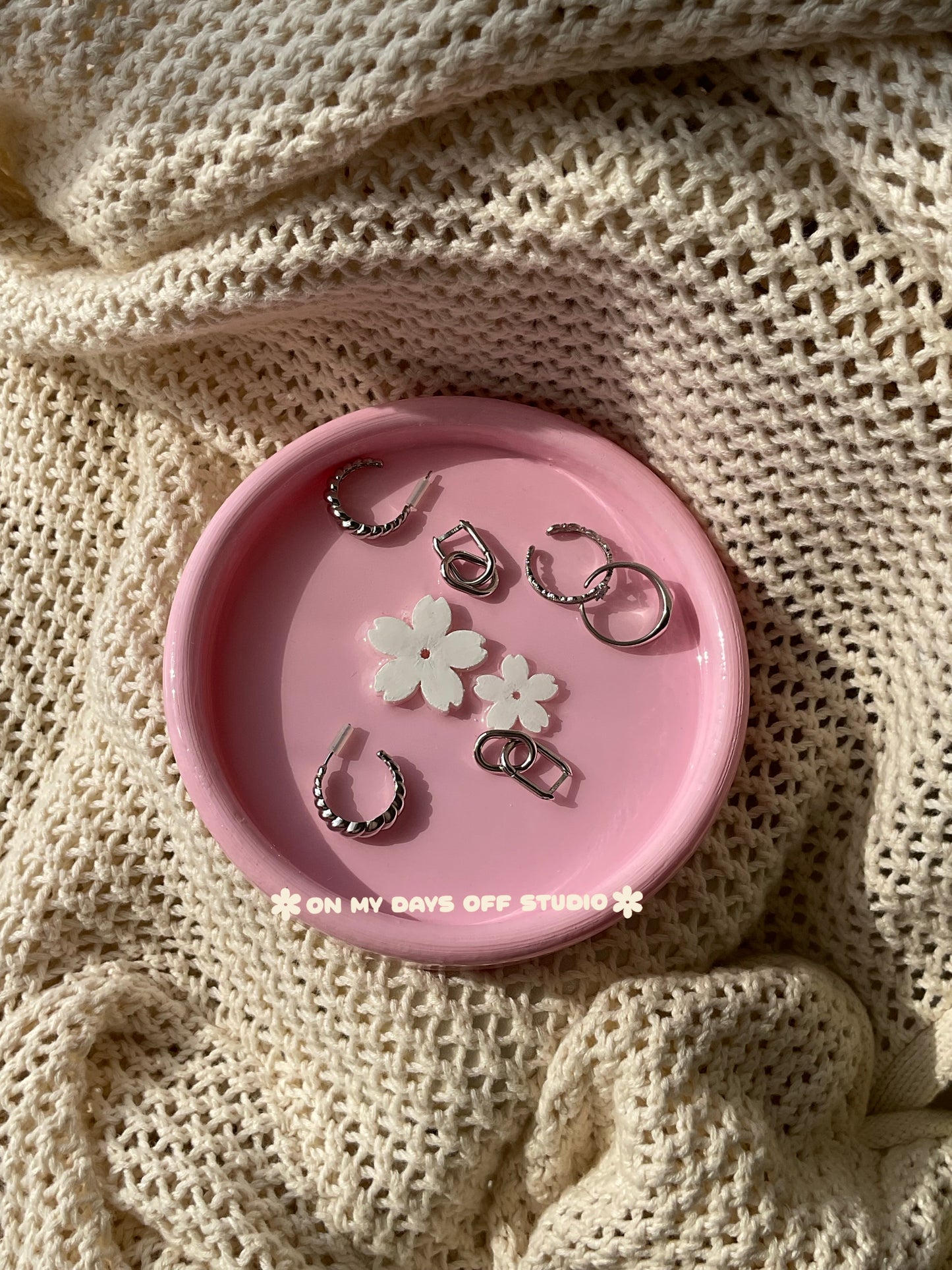 Custom Cherry Blossom Trinket Dish | Customizable