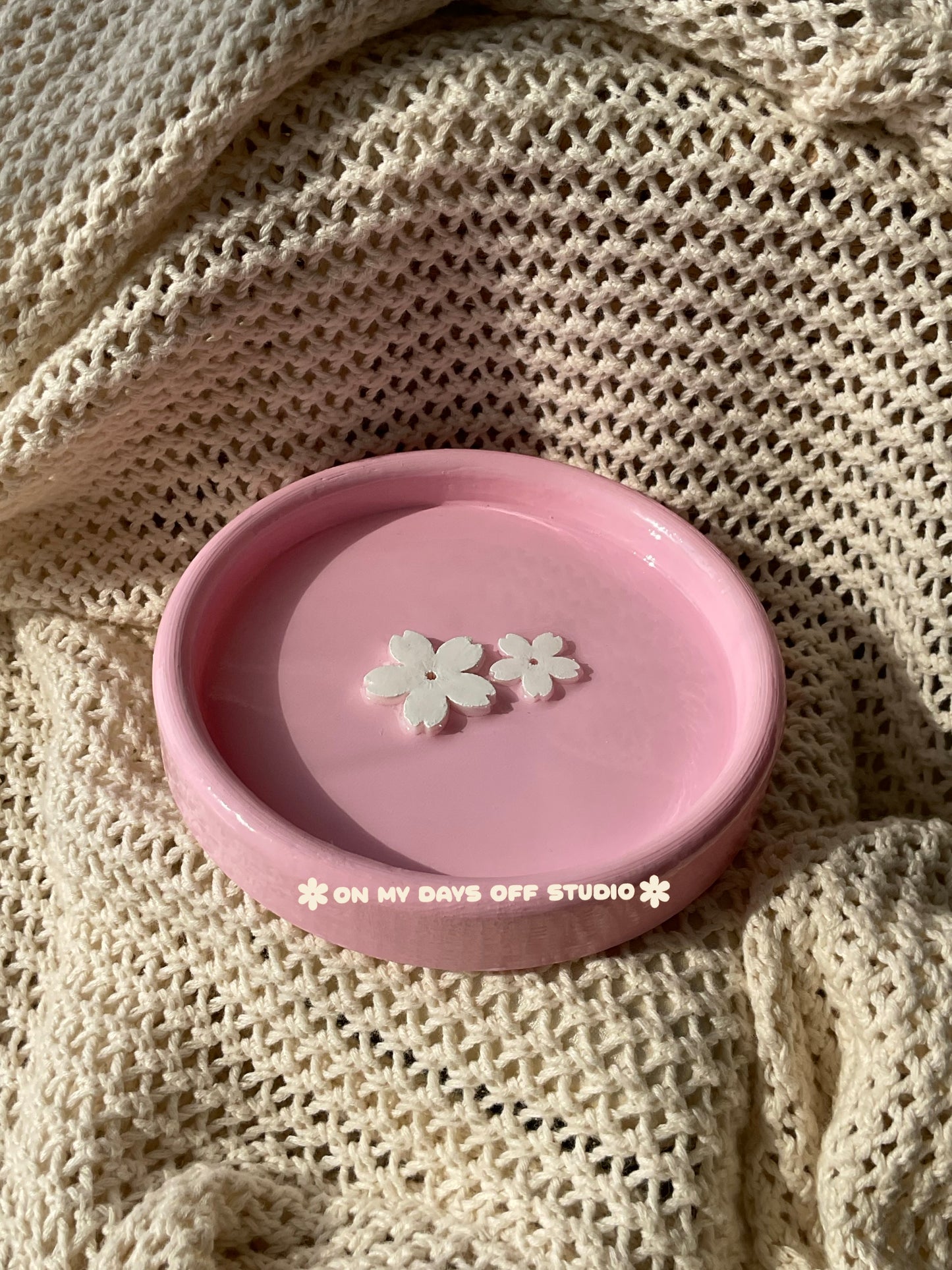 Custom Cherry Blossom Trinket Dish | Customizable