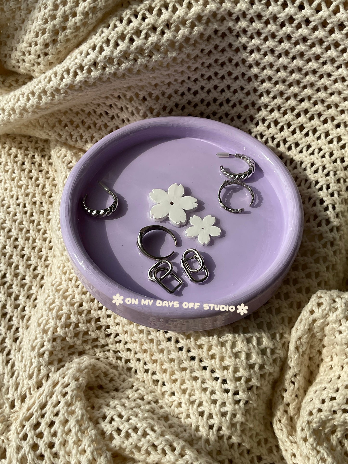 Custom Cherry Blossom Trinket Dish | Customizable
