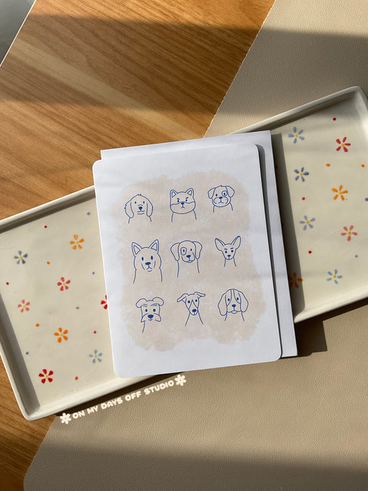 Dog Doodle Greeting Card