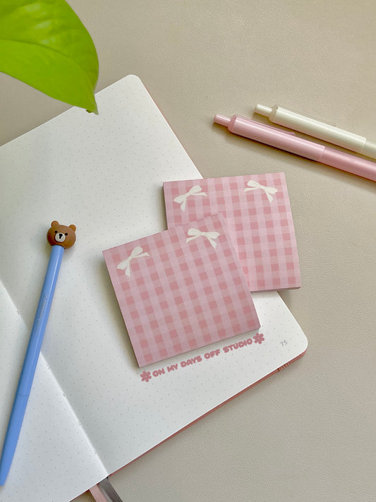 Coquette Bows Post It Notes