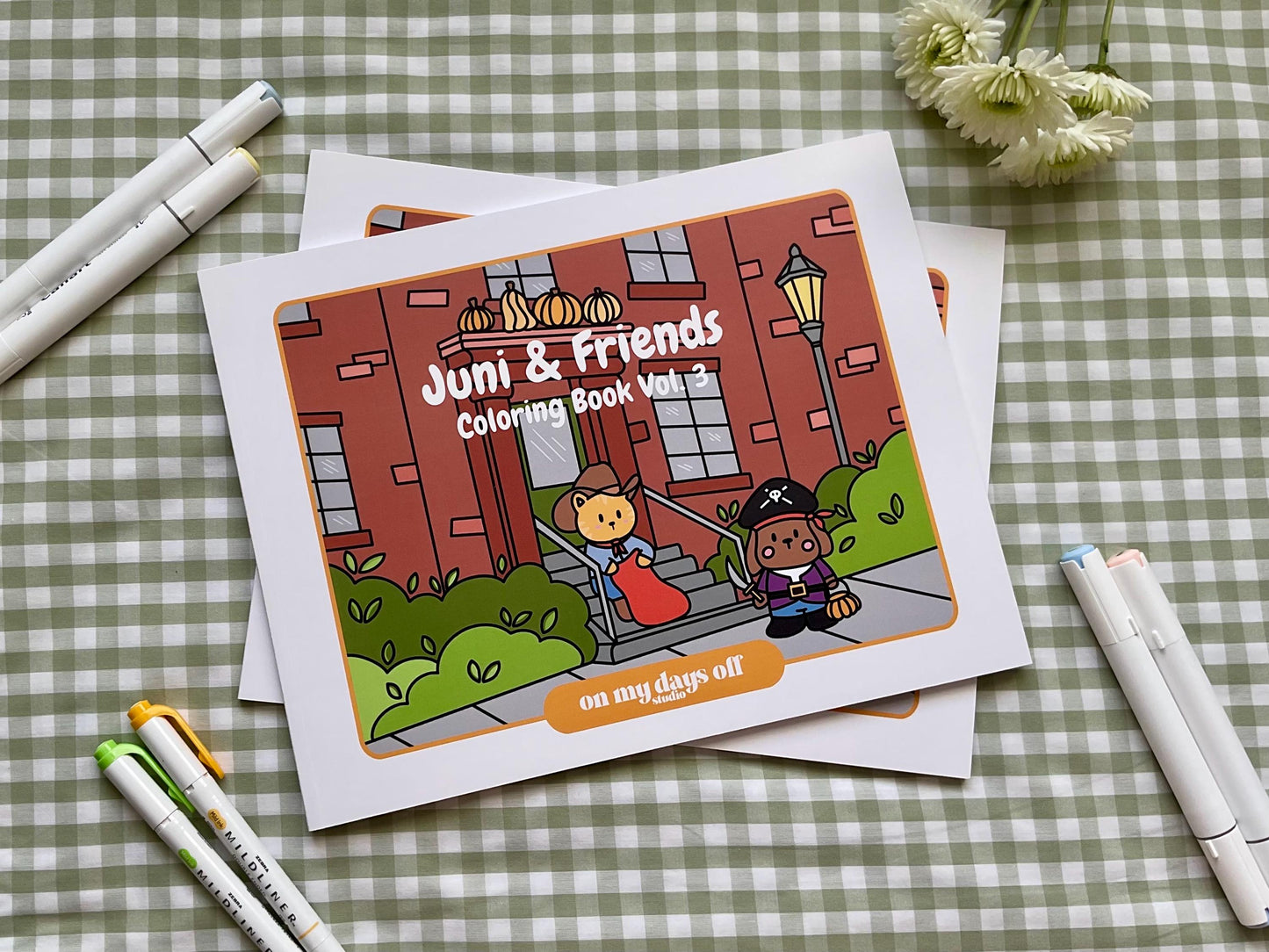 Juni & Friends Coloring Book Vol. 3 - Fall theme