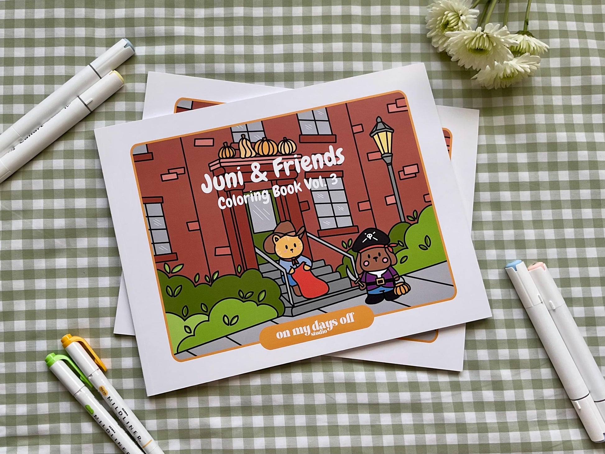 Juni & Friends Coloring Book Vol. 3 - Fall theme
