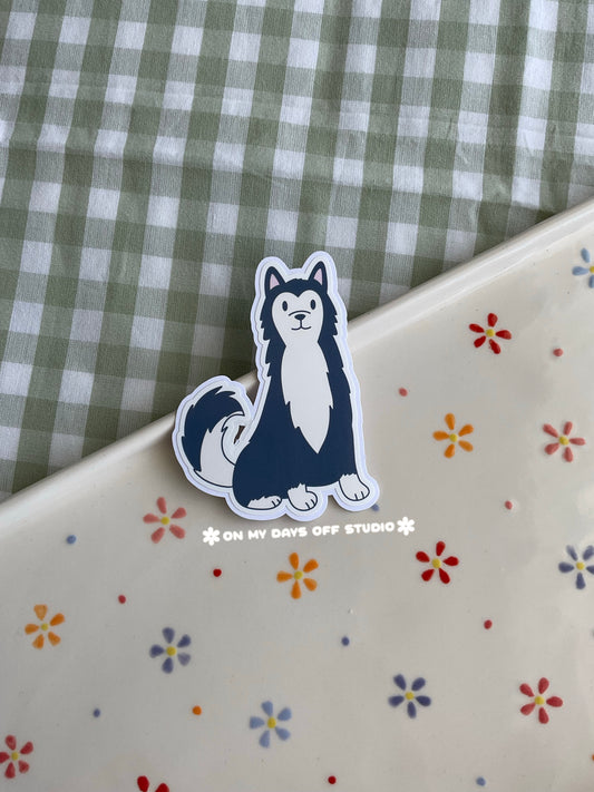 Husky Vinyl Sticker