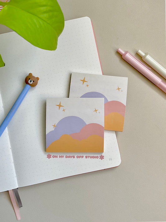 Sunset Clouds Sticky Notes