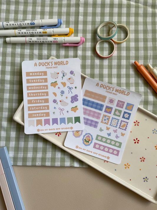 Lemon & Ducks Journal Sticker Set