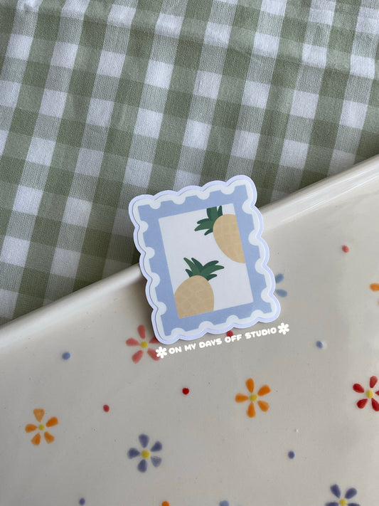 Pineapple Stamp Vinyl Sticker