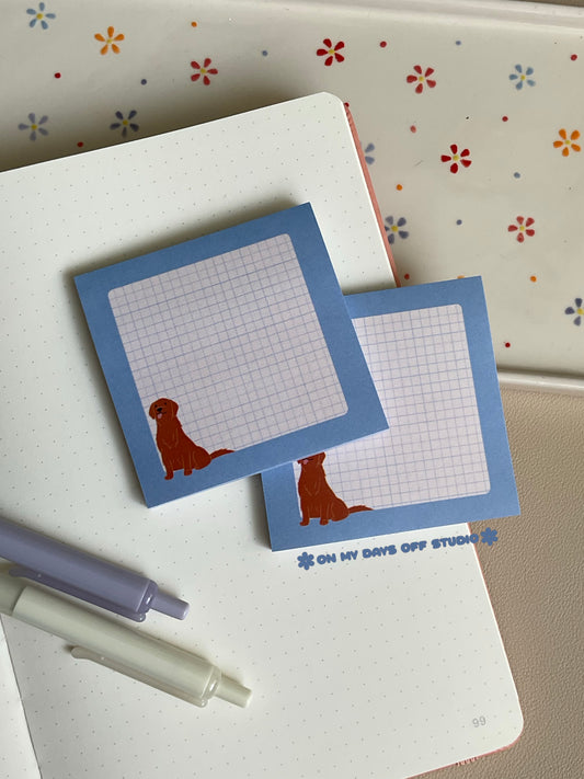 Golden Retriever Sticky Notes