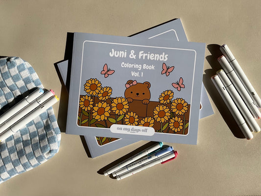 This adorable coloring book comes with 20 illustrated pages on high quality paper, which makes a perfect canvas for your coloring session.