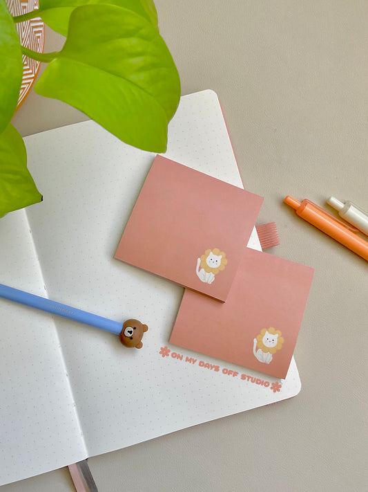 Sunflower Cat Sticky Notes