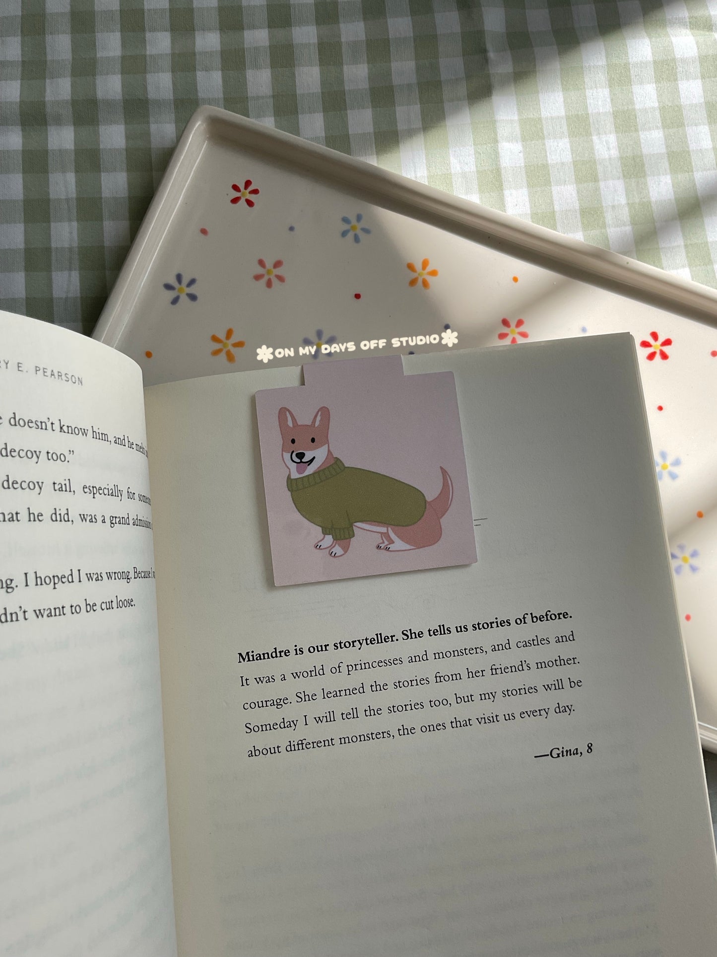 Corgi In A Sweater Bookmark