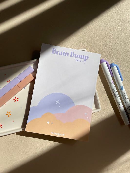 Sunset Clouds Notepad