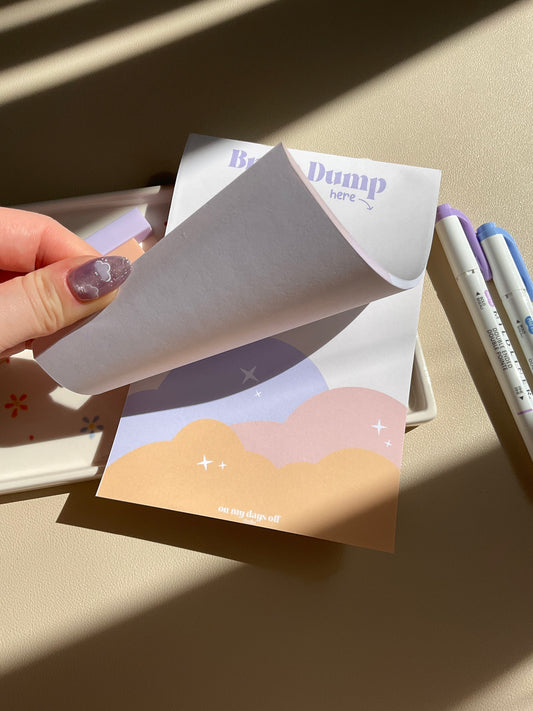 Sunset Clouds Notepad