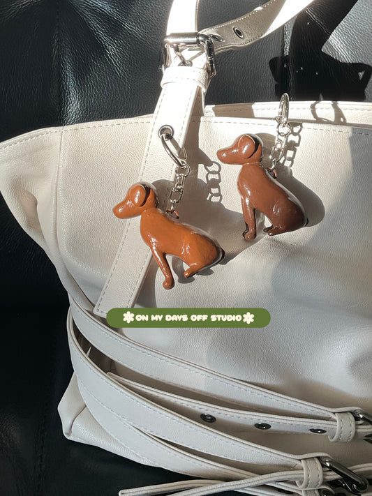 Lab / Golden Retriever Keychain